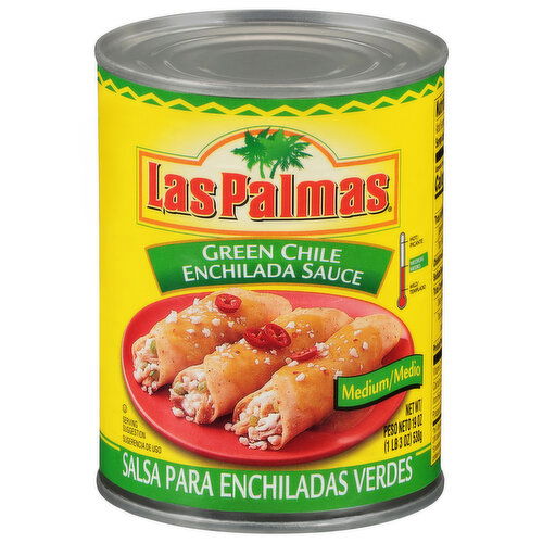 Las Palmas Medium Green Chile Enchilada Sauce