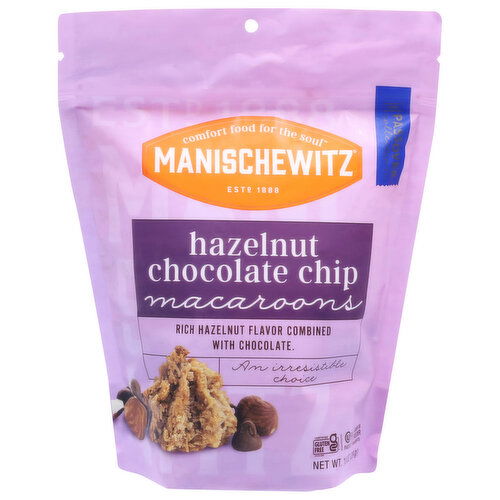 Manischewitz Macaroons, Hazelnut Chocolate Chip