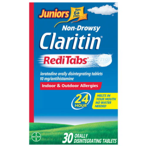 Claritin RediTabs Disintegrating Tablets, Juniors, Ages 6+ Years