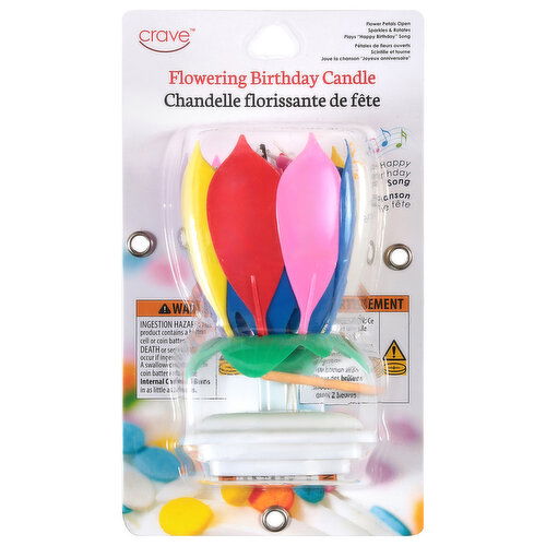 Crave Flowering Birthday Candle