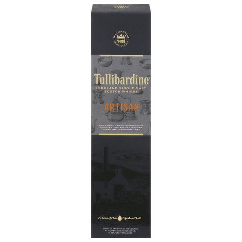 Tullibardine Scotch Whisky, Artisan, Highland Single Malt