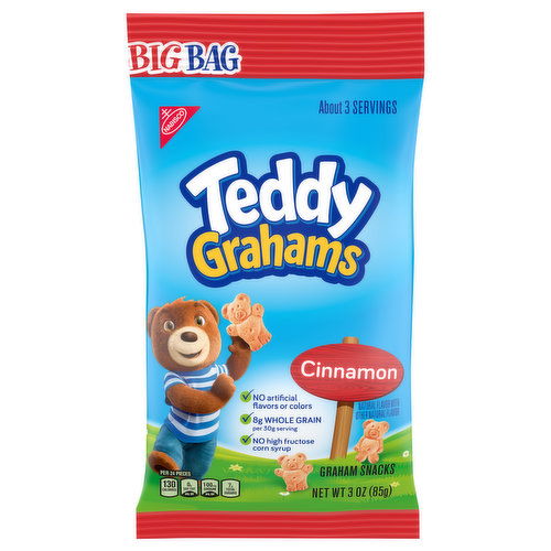 Teddy Grahams Graham Snack, Cinnamon