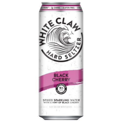 White Claw Hard Seltzer Hard Seltzer, Black Cherry