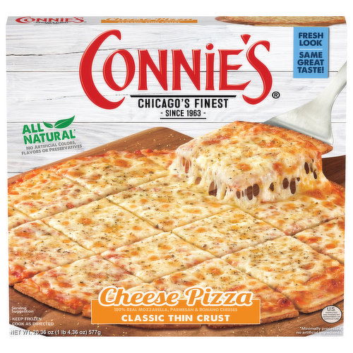 Connie's Pizza, Classic Thin Crust, Cheese