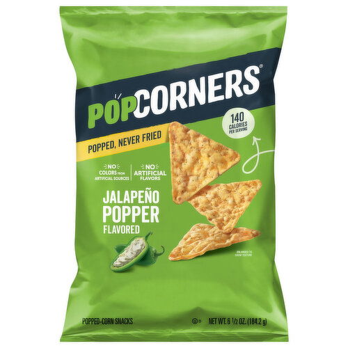 PopCorners Jalapeno Popper Flavored Popped-Corn Snacks