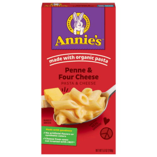 Annie's Penne & Four Cheese Pasta & Cheese