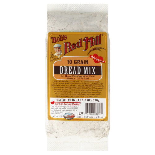 Bobs Red Mill Bread Mix, 10 Grain