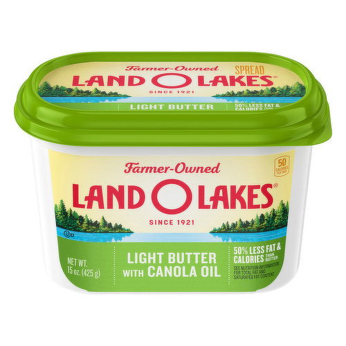 Land O Lakes Light Butter with Canola Oil Light Butter with Canola Oil