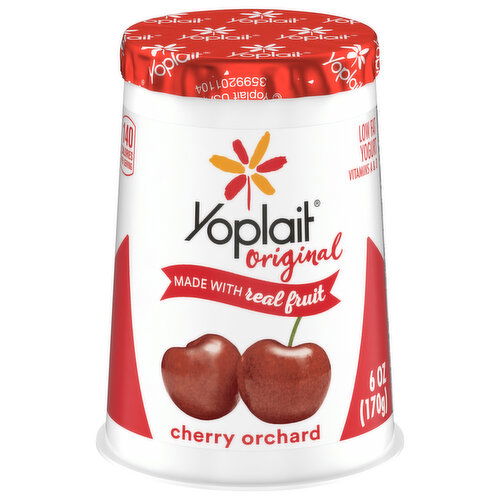 Yoplait Original Low Fat Cherry Orchard Yogurt