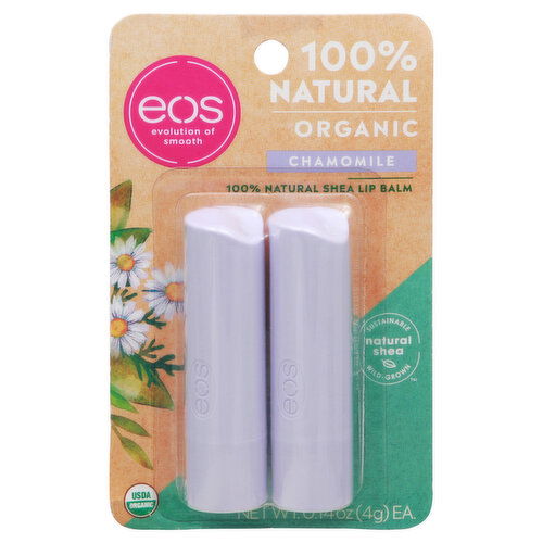 EOS Lip Balm, Organic, Chamomile