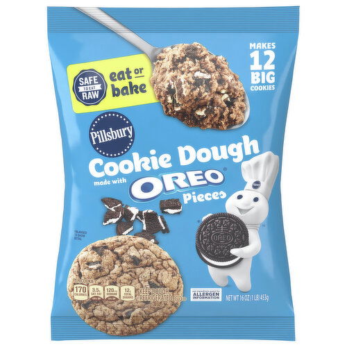 Pillsbury Cookie Dough, Oreo Pieces