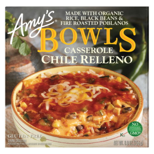 Amy's Bowls Casserole, Chile Relleno