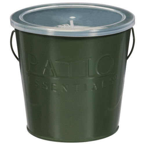 Home Essentials Candle, Painted Metal Citro Bucket