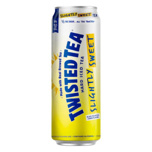 Twisted Tea Beer, Hard Iced Tea, Slightly Sweet