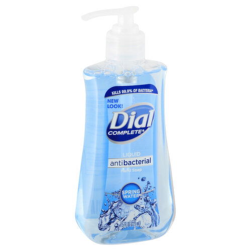 Dial Complete Hand Soap, Antibacterial, Liquid, Spring Water