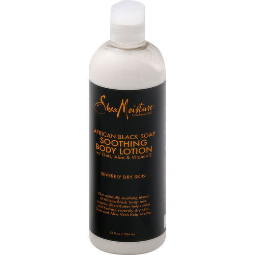 Shea Moisture Body Lotion, Soothing, African Black Soap