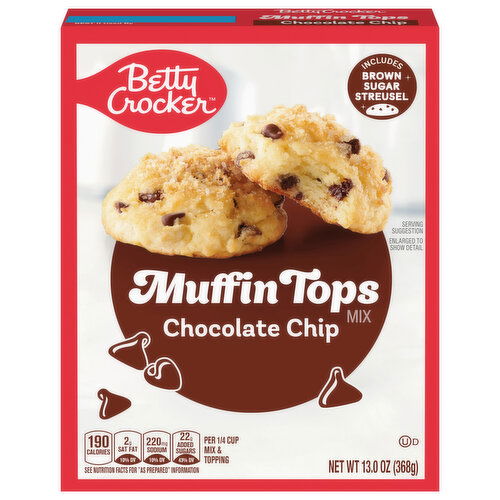 Betty Crocker Muffin Tops Mix, Chocolate Chip