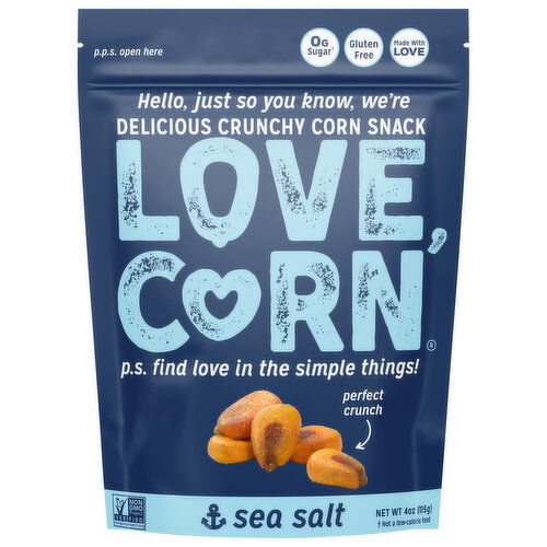 Love Corn Sea Salt Corn Snack