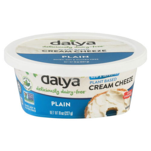 Daiya Cream Cheeze, Dairy-Free, Plain