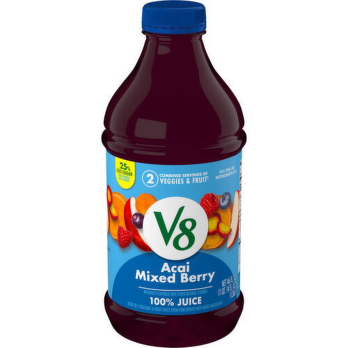 V8® Acai Mixed Berry 100% Fruit and Vegetable Juice