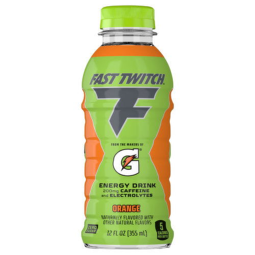 Fast Twitch Energy Drink, Orange