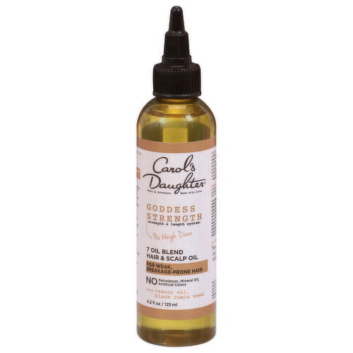 Carol's Daughter Goddess Strength Hair & Scalp Oil, 7 Oil Blend