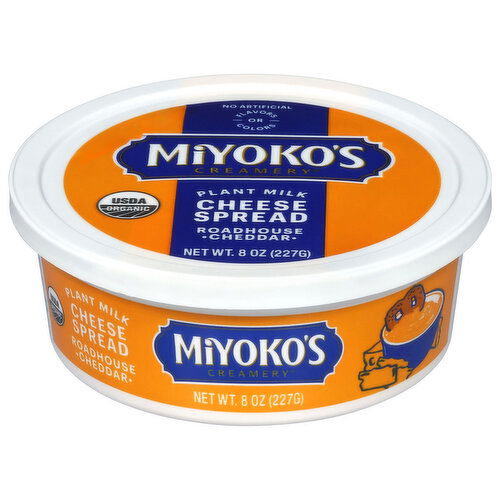 Miyoko's Creamery Plant Milk Roadhouse Cheddar Cheese Spread