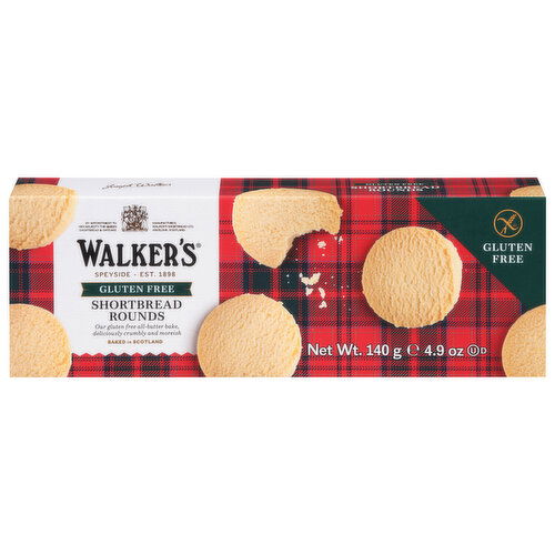 Walker's Shortbread Rounds, Gluten Free