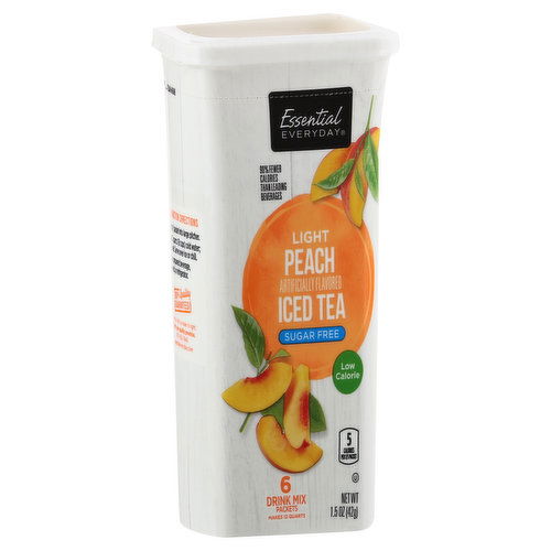 Essential Everyday Drink Mix, Sugar Free, Light, Peach Iced Tea