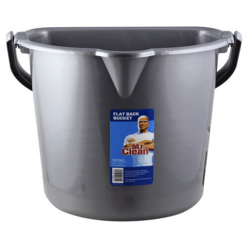 Mr Clean Bucket, Flat Back