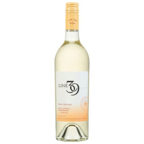 Line 39 Pinot Grigio + Chardonnay, Dawn Harvest, California
