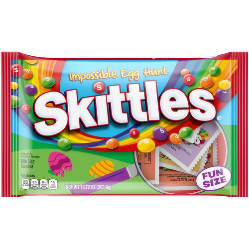 Skittles SKITTLES Original Fun Size Impossible Egg Hunt Easter Candy, 10.72 oz Bag