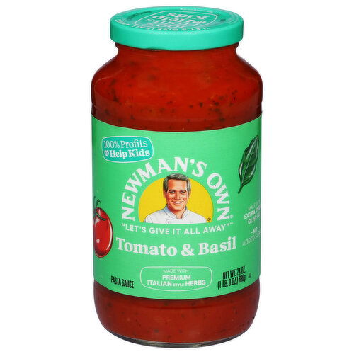 Newman's Own Pasta Sauce, Tomato & Basil