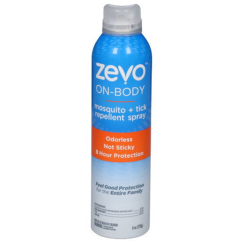 Zevo Mosquito + Tick Repellent Spray, On-Body