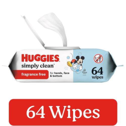 Huggies Simply Clean Fragrance Free Disney Baby Wipes
