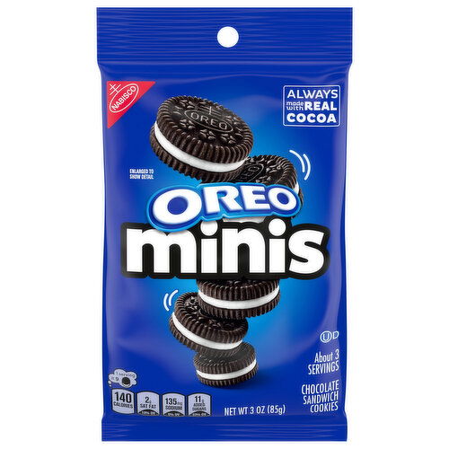 Oreo Minis Chocolate Sandwich Cookies