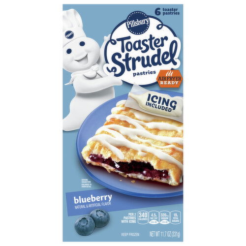 Pillsbury Toaster Strudel Toaster Pastries, Blueberry