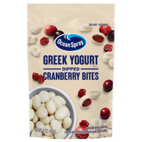 Ocean Spray Cranberry Bites, Greek Yogurt Dipped