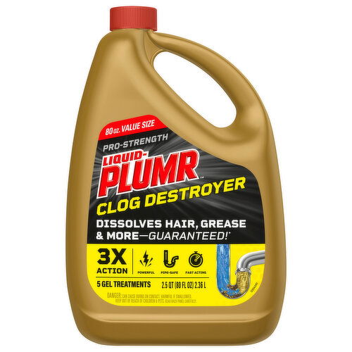 Liquid-Plumr Clog Destroyer Gel, Pro-Strength