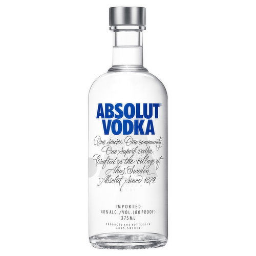 Absolut Vodka, Imported