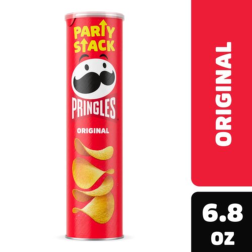 Pringles Potato Crisps Chips, Original, Party Stack