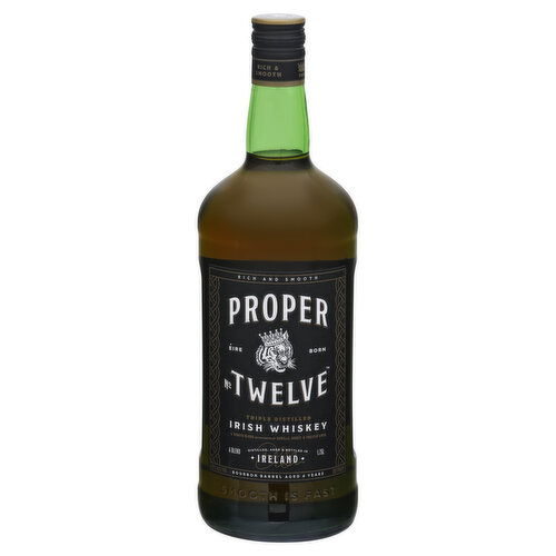 Proper Twelve Whiskey, Irish, Triple Distilled