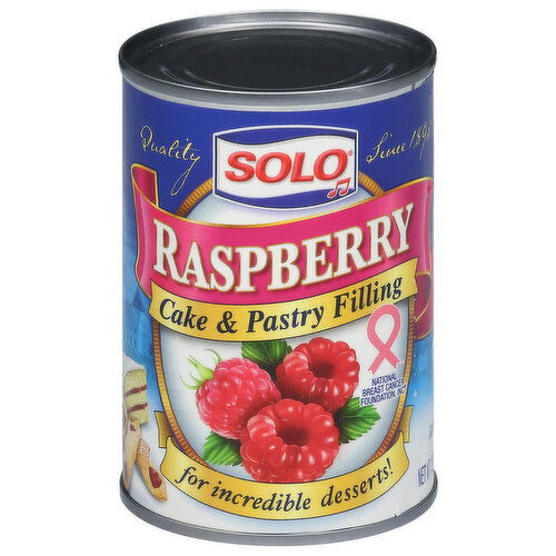 Solo Cake & Pastry Filling, Raspberry