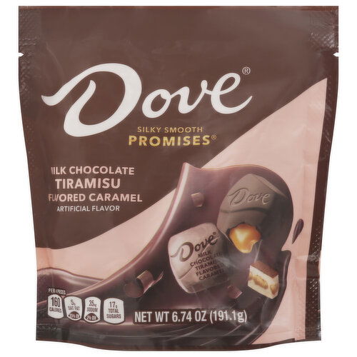 Dove Milk Chocolate, Tiramisu Flavored Caramel