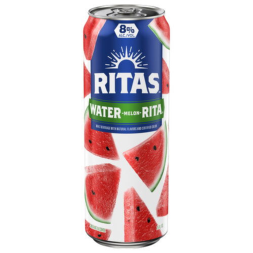Ritas Water-Melon-Rita Malt Beverage