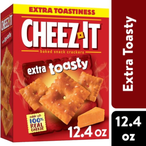 Cheez-It Cheese Crackers, Extra Toasty