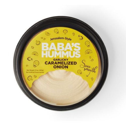 Baba's Garlicky Caramelized Onion Hummus