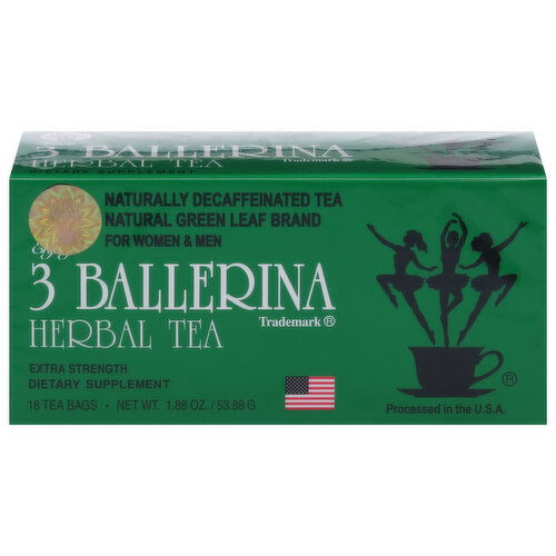 3 Ballerina Herbal Tea, Tea Bags