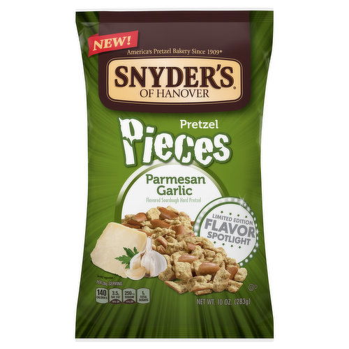 Snyders of Hanover Pretzel Pieces, Parmesan Garlic, Limited Edition