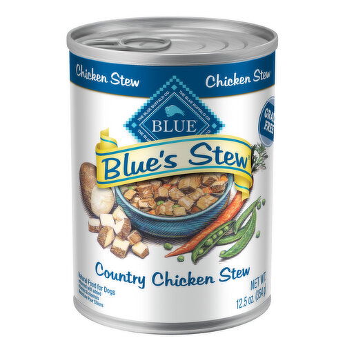 Blue Buffalo BLUE Blue's Stew Natural Adult Wet Dog Food, Chicken Stew